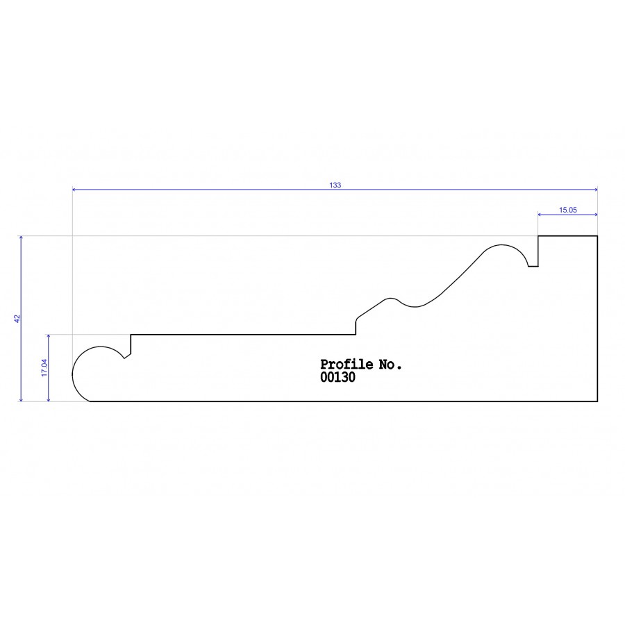 133 x 42 Architrave Victorian Ogee