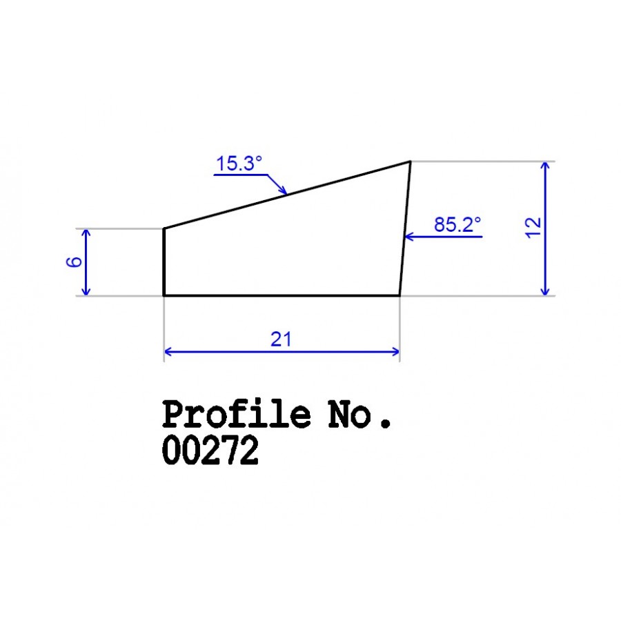 22 x 12 Bead Bevel Standard