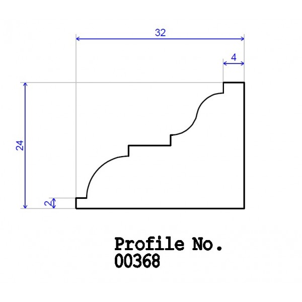 32 x 24 Stair Nosing Profile
