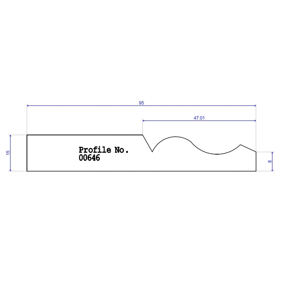 95 x 15 Architrave Ogee 95 x 15 Architrave Ogee