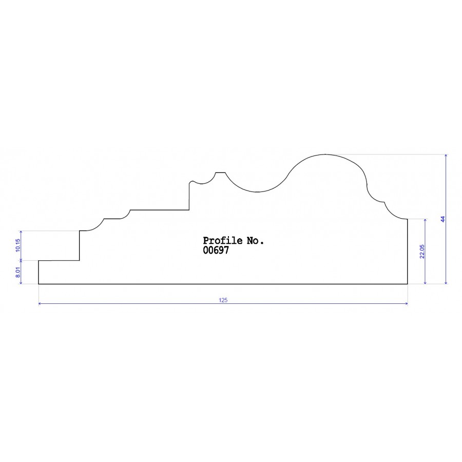 125 x 44 Architrave A22