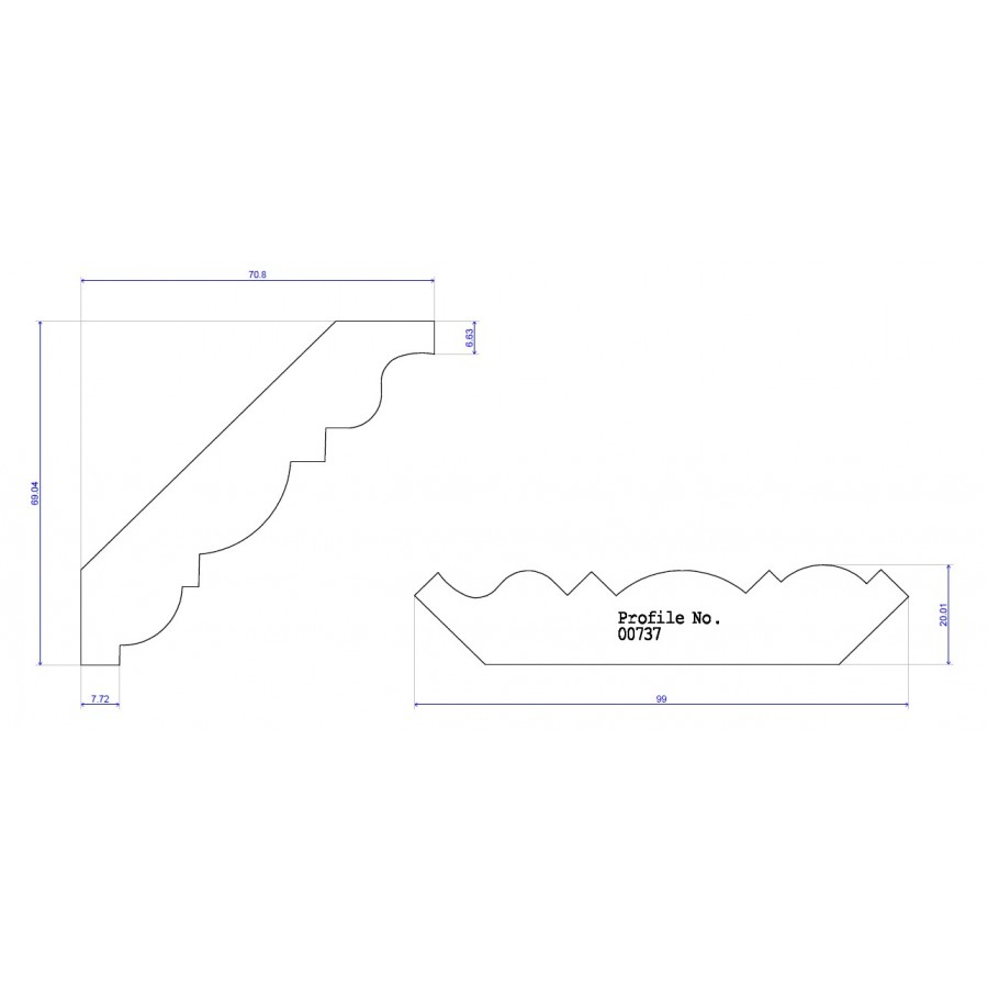 99 x 20 Cornice M04