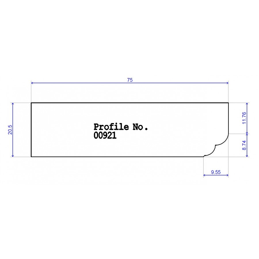 75 x 20.5 Light Pelmet 75 x 20.5 Light Pelmet
