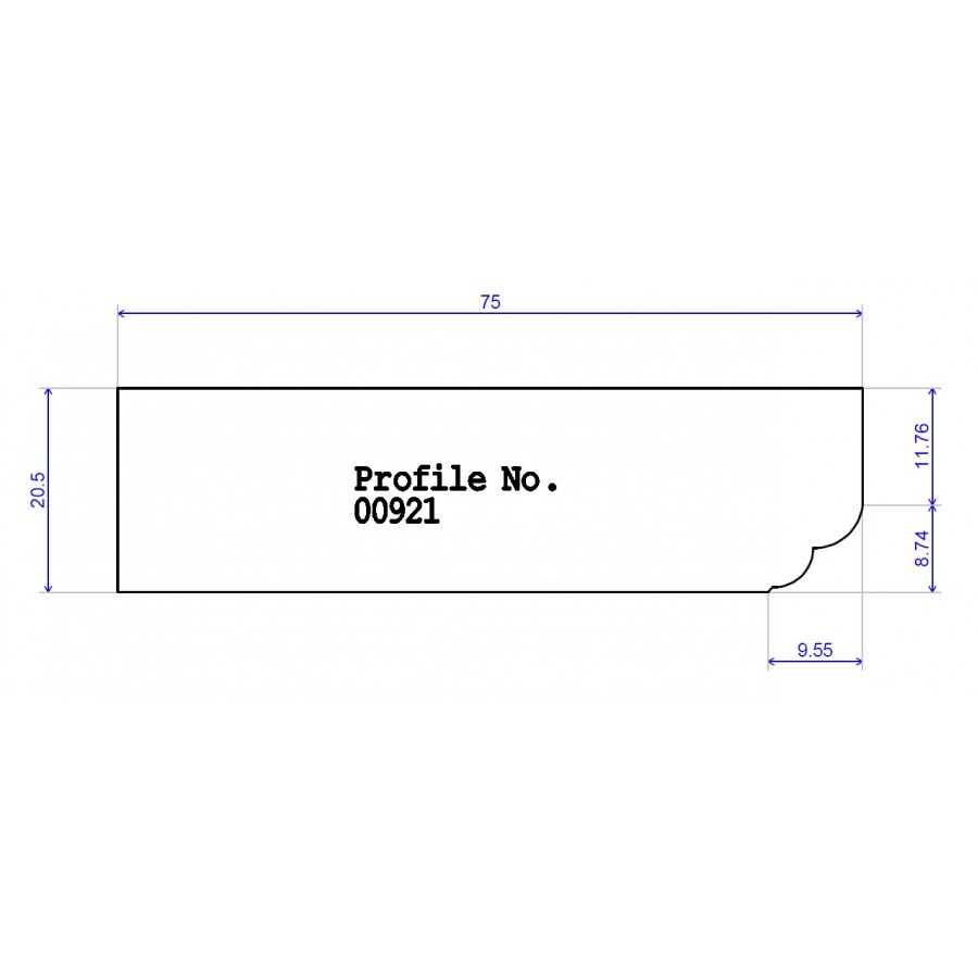 75 x 20.5 Light Pelmet