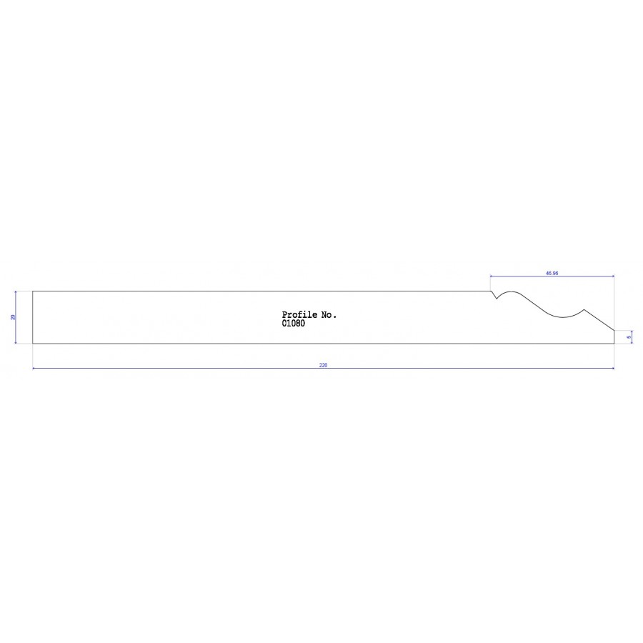 220 x 20 Skirting Ogee 220 x 20 Skirting Ogee