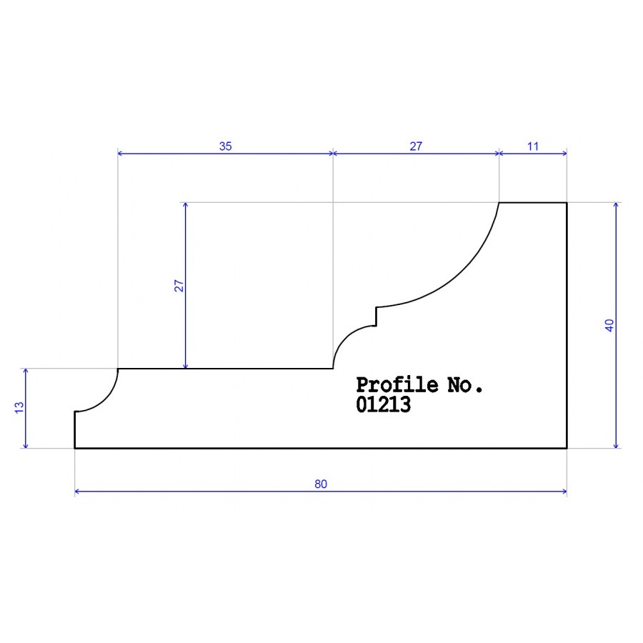 80 x 40 Victorian Architrave 80 x 40 Victorian Architrave