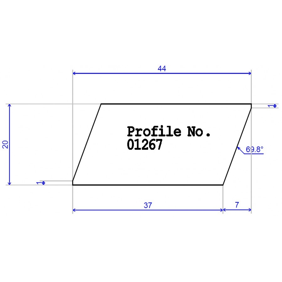 44 x 20 Bevel Cladding (Single)