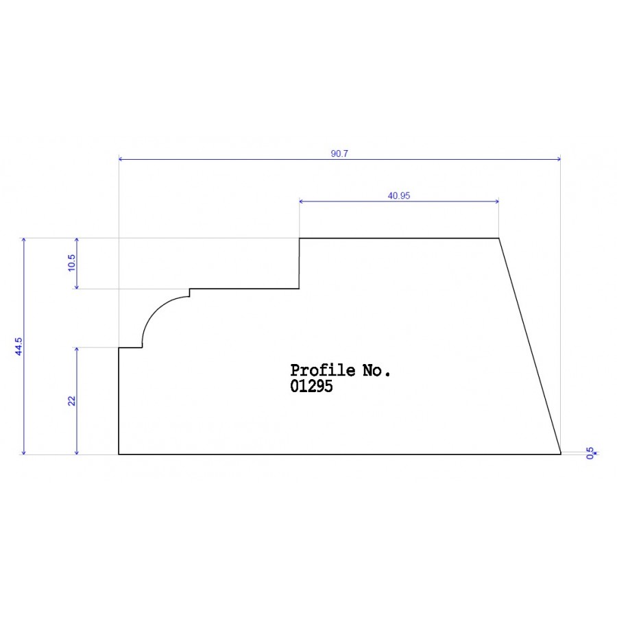 90.7 x 44.5 PAR/Bevel/Ovolo Frame