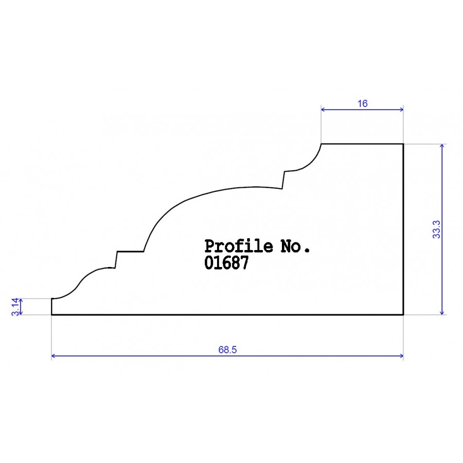68.5 x 33.3 Architrave