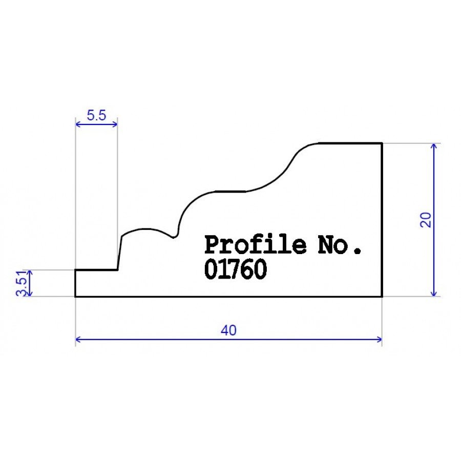 40 x 20 Architrave 40 x 20 Architrave