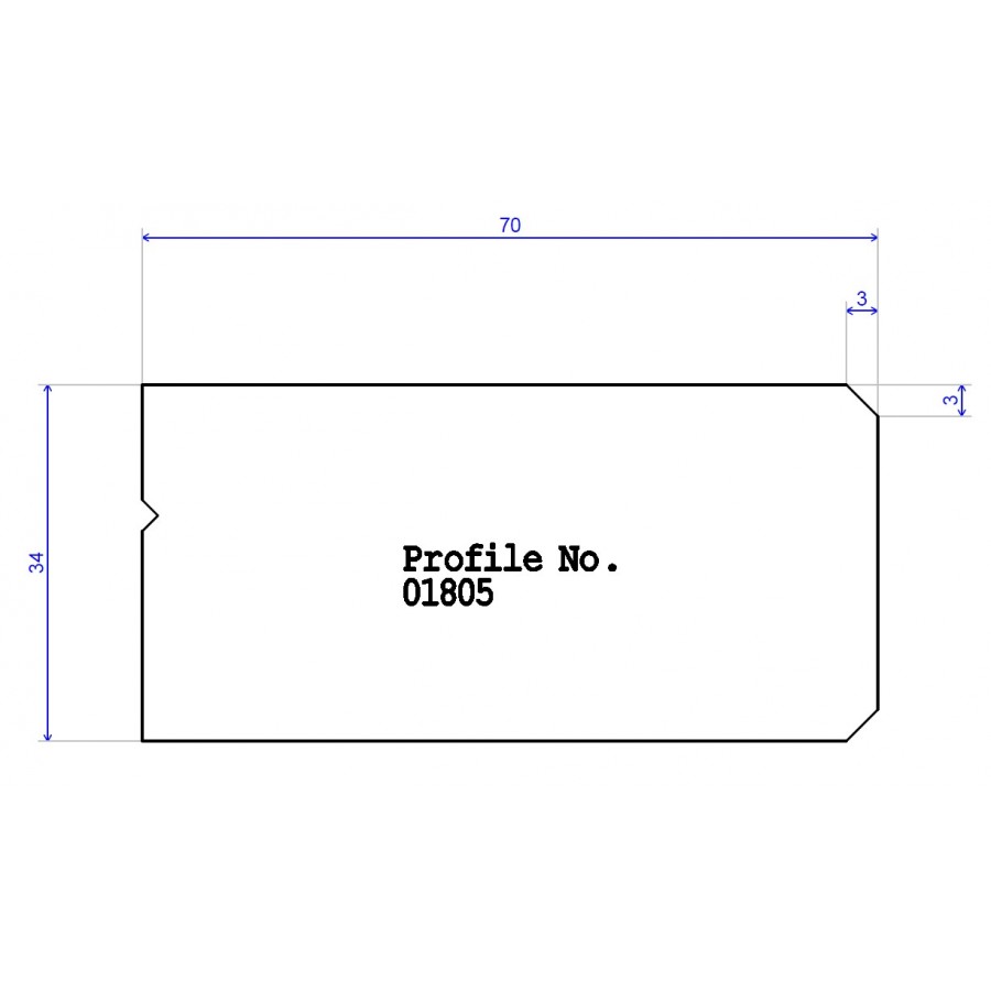 70 x 35 Perimiter Trim