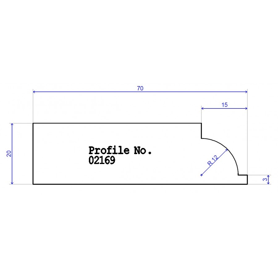 70 x 20 Architrave Ovolo 70 x 20 Architrave Ovolo