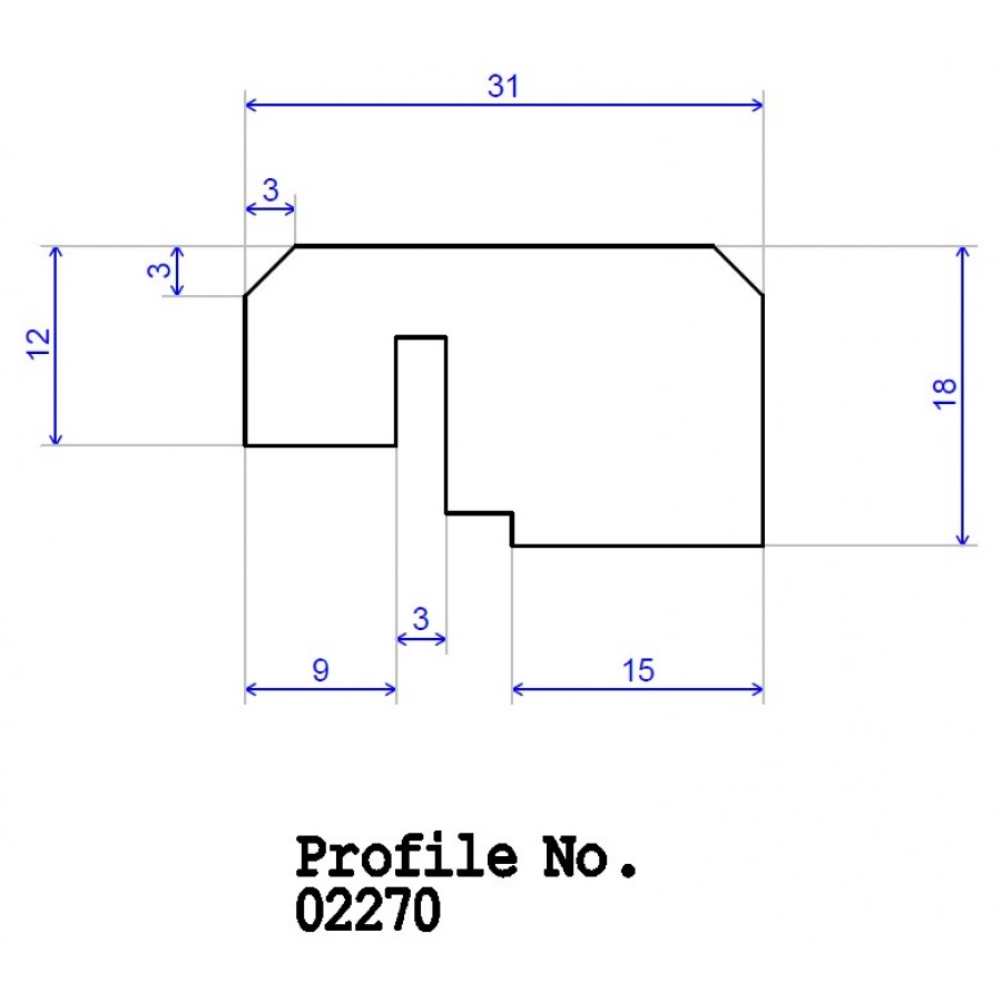 31 x 18 Hurrican Door Centre Strip 31 x 18 Hurrican Door Centre Strip