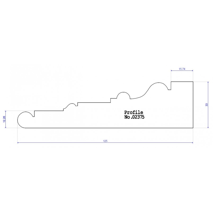 125 x 33 Architrave Victorian