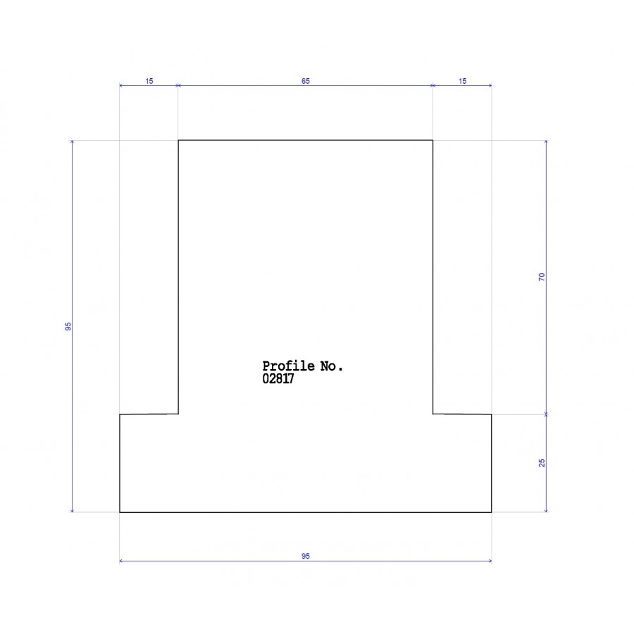95 x 95 Mullion 95 x 95 Mullion