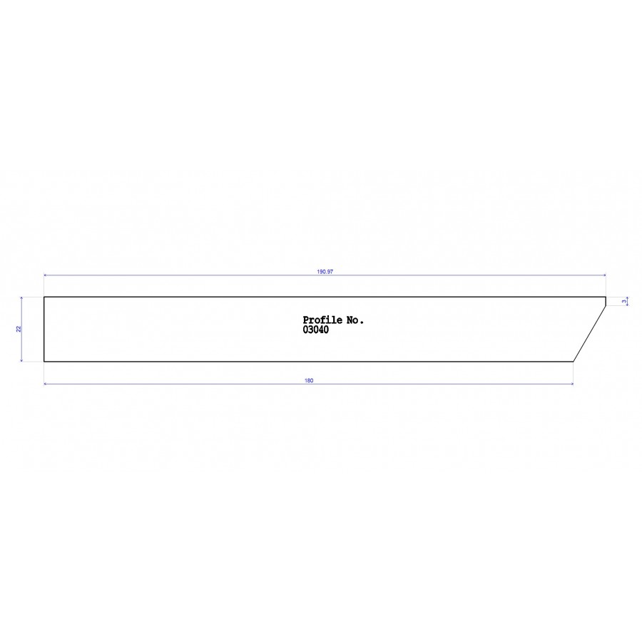 190.97 x 22 PAR With Bevel 190.97 x 22 PAR With Bevel