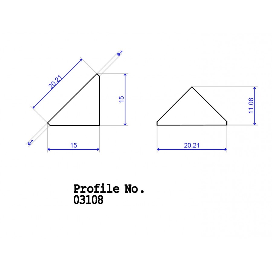 21.21 x 11.61 Triangle 21.21 x 11.61 Triangle