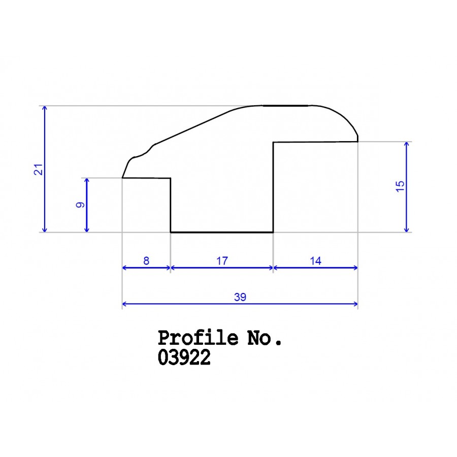 39 x 21 Reducing Threshold 15mm 39 x 21 Reducing Threshold 15mm