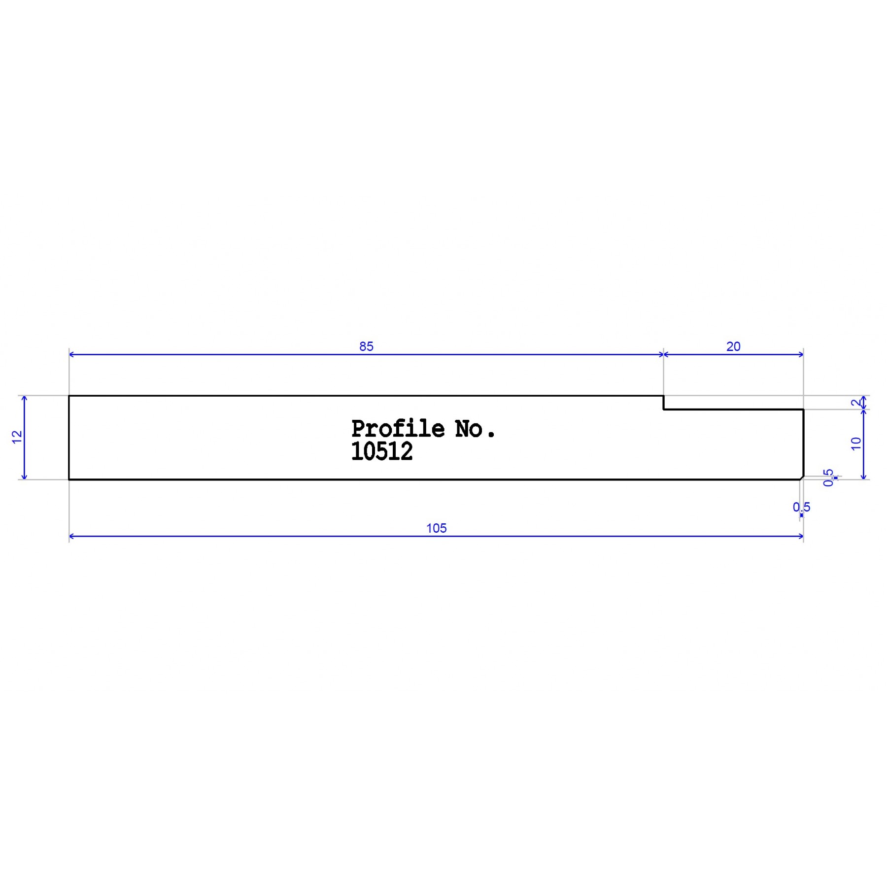 105 x 12 Skirting Rebated / Bevelled