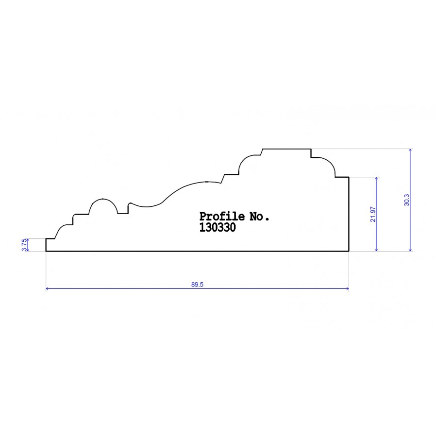 89.5 x 30.3 Architrave 89.5 x 30.3 Architrave