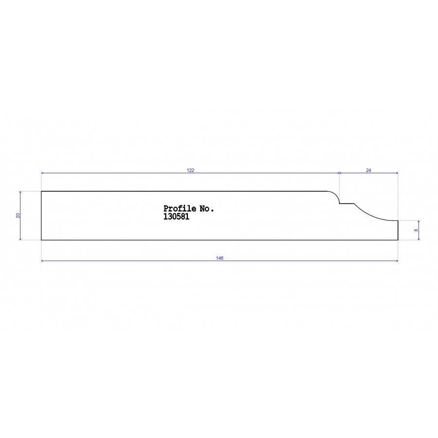 146 x 20 Skirting - Scotia 146 x 20 Skirting - Scotia