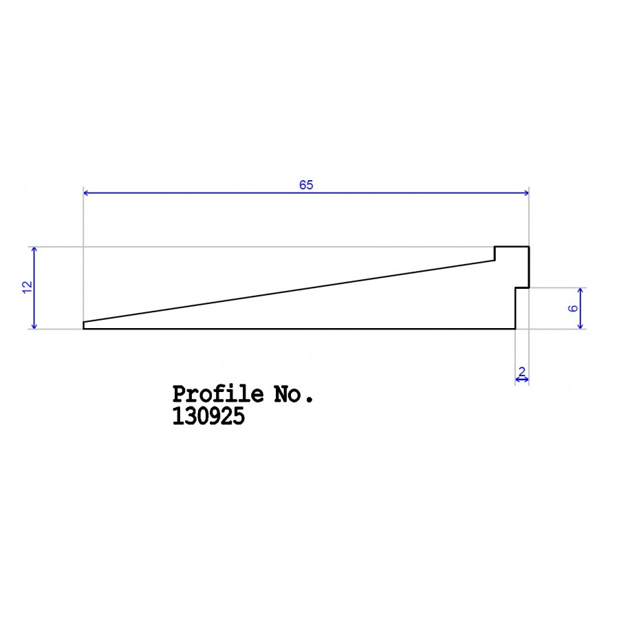65 x 12 Panel Mould Tapered 65 x 12 Panel Mould Tapered