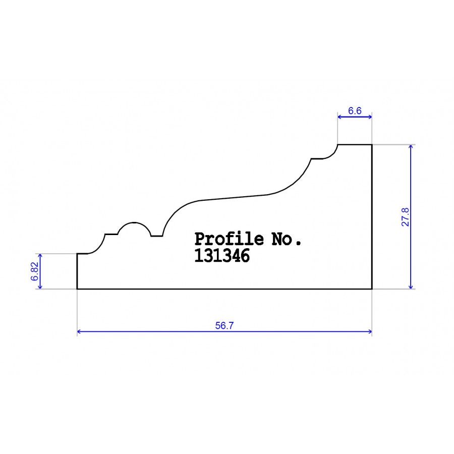 56.7 x 27.8 Architrave 56.7 x 27.8 Architrave