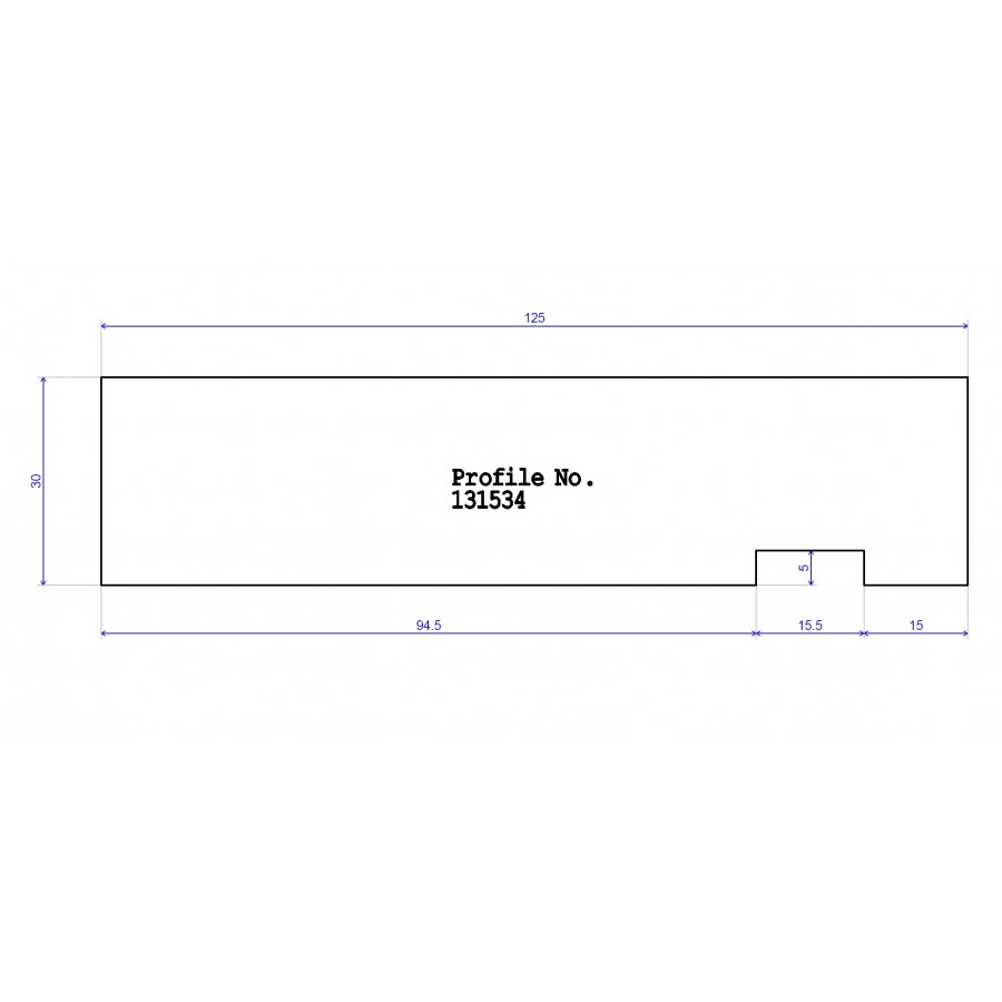 125 x 30 Frame 125 x 30 Frame