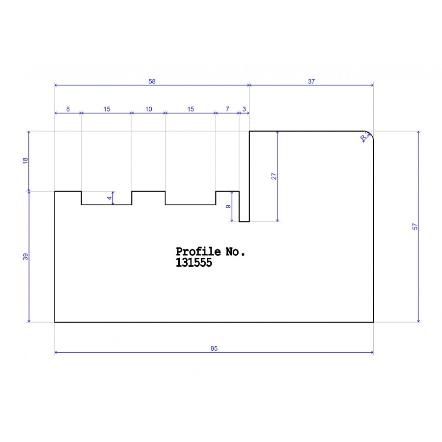 95 x 57 Frame