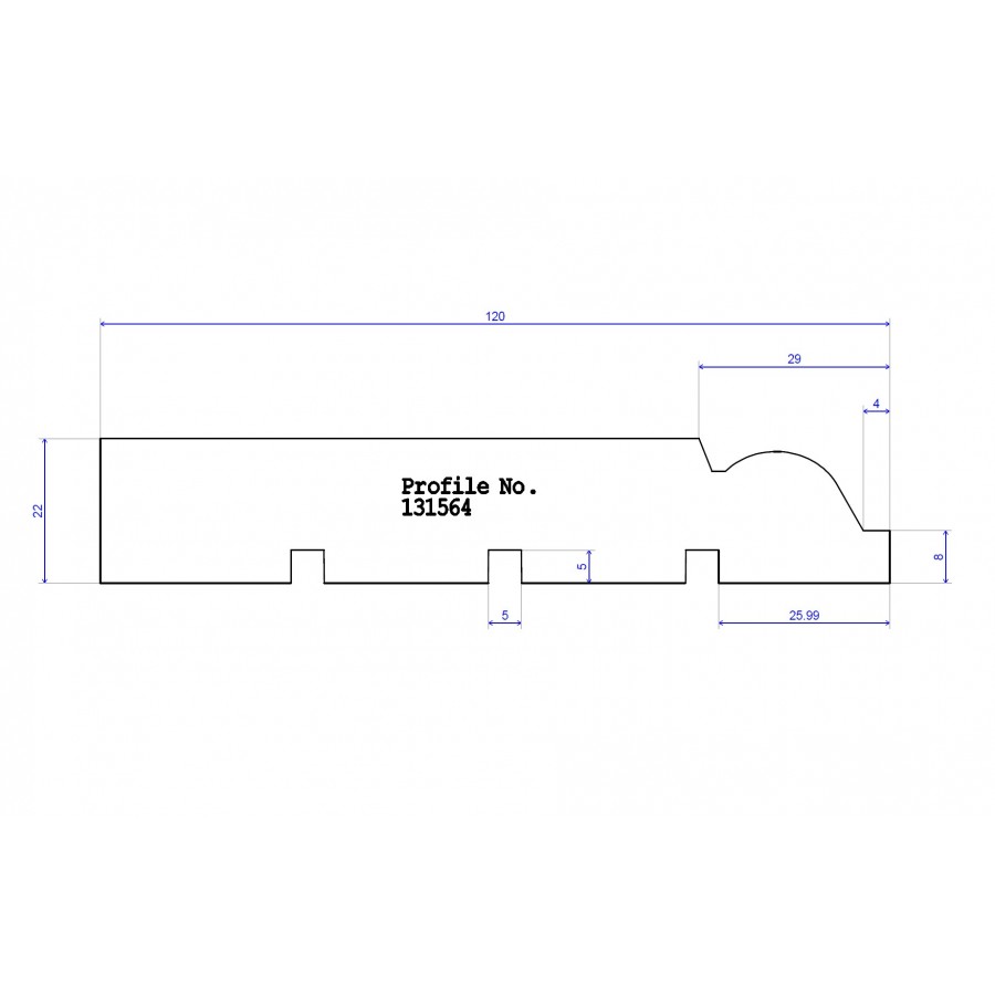 120 x 22 Skirting Torus