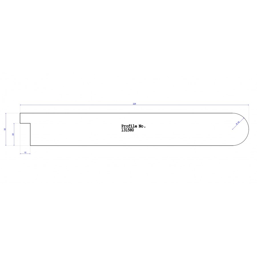 225 x 32 Window Board T&N