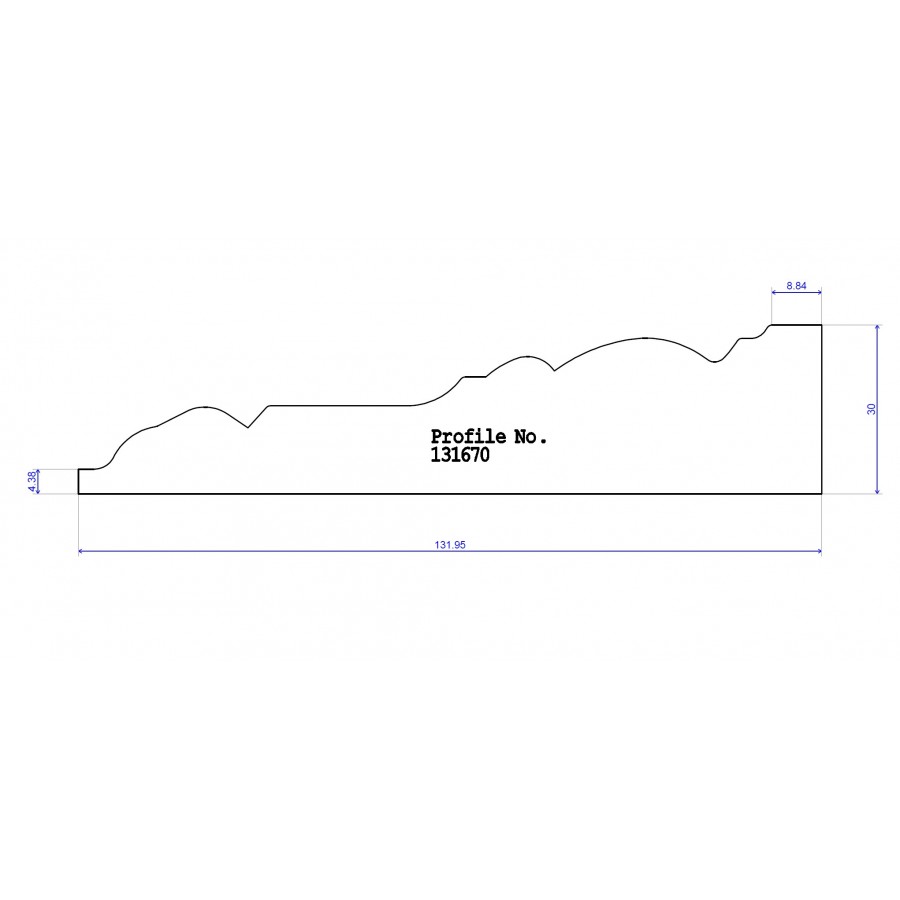 132 x 30 Architrave