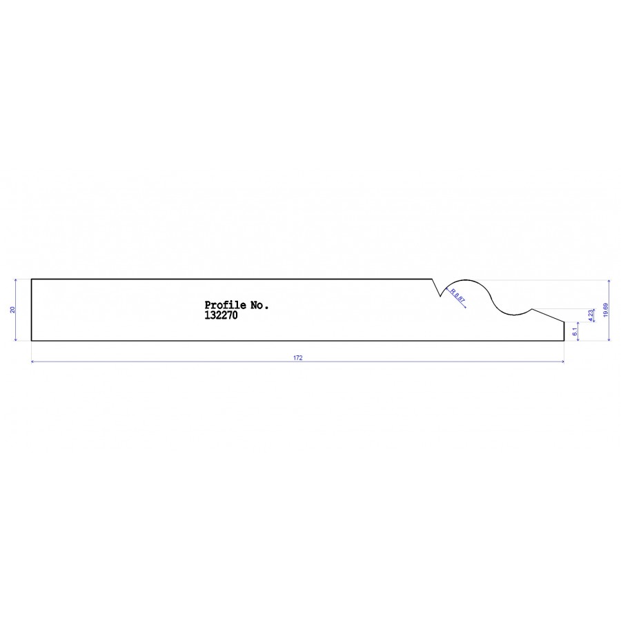 172 x 20 Ogee Skirting