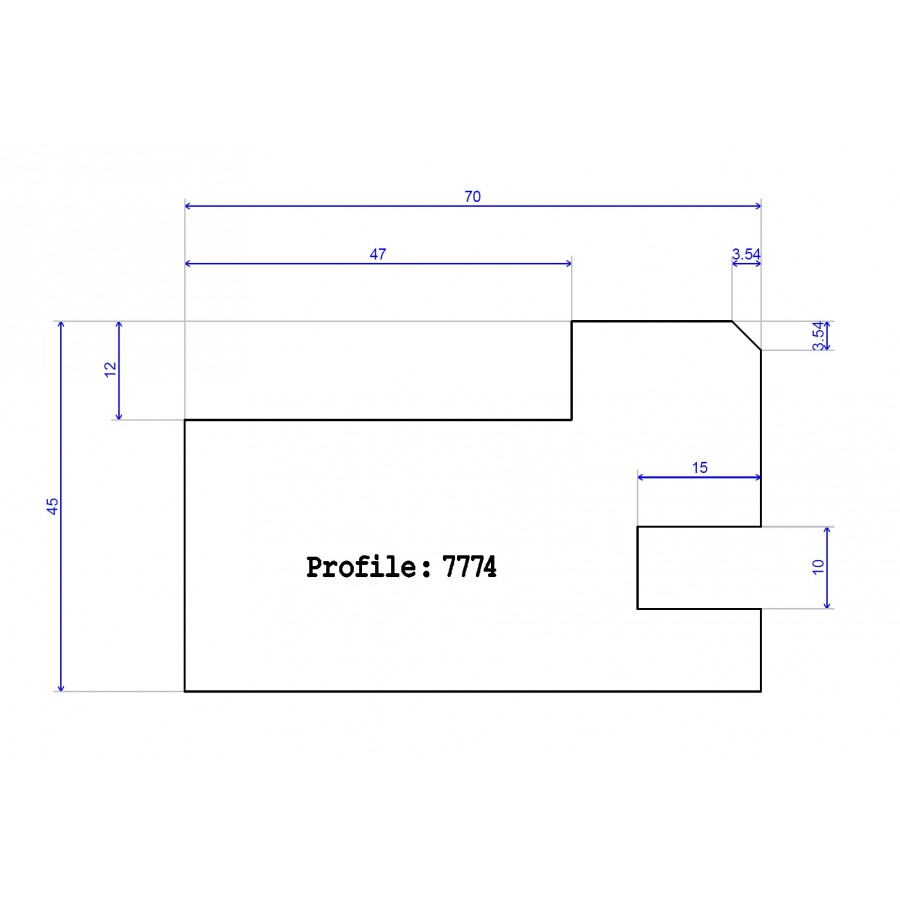 70 x 45 Frame