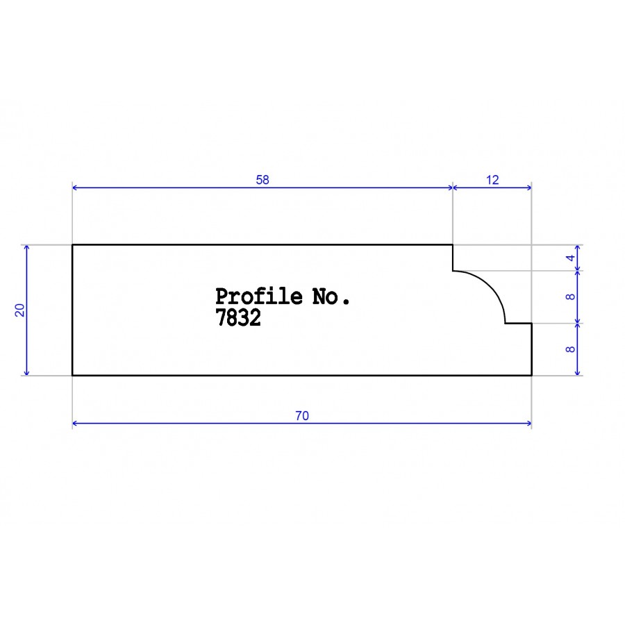 70 x 20 Skirting Ovolo 70 x 20 Skirting Ovolo